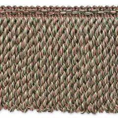Conso 6" Bullion Fringe Trim Rose Multi
