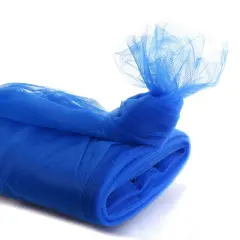 54" Tulle Fabric Bolt Royal Blue