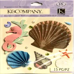 K & Company Sea Life Dimensional Stickers