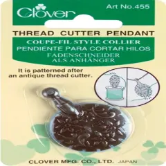 Clover Thread Cutter Pendant-Antique Gold