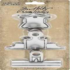Idea-Ology Metal Vintage Clips-3/Pkg
