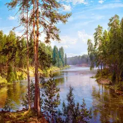 The Lake Poster Print by Sergej Basov - Item # VARPDXBC26