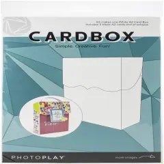 Photoplay A2 Cardbox W/3 Cards & Envelopes-White