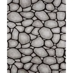 Bulletin Board Art Paper, Rock Wall, 48" x 12', 4 Rolls