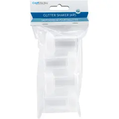 Craft Medley Glitter Shaker Jars 2" 4/Pkg-Empty