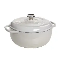 Lodge Enameled 6qt Dutch Oven - Oyster