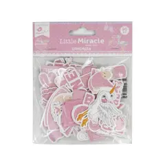 Little Birdie Little Miracle Ephemera 90/Pkg-Baby Girl