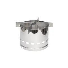Petromax Lamp to Cooking Adapter - Turn Your HK350/HK500 Lamp into a Camping Stove, Steel Alloy, 7.1 inch diameter