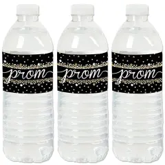 Big Dot of Happiness Prom - Prom Night Party Water Bottle Sticker Labels - Set of 20