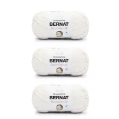 Bernat Bundle Up Marshmallow Yarn - 3 Pack of 141g/5oz - Polyester - 4 Medium (Worsted) - 267 Yards - Knitting/Crochet