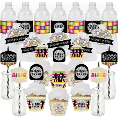 Big Dot of Happiness 70&rsquo;s Disco - 1970s Disco Fever Party Favors and Cupcake Kit - Fabulous Favor Party Pack - 100 Pieces