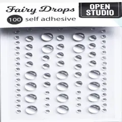 Memory Box Self-Adhesive Fairy Drops-100 Pieces