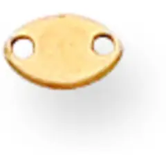 14K Gold Chain Tag 4.8mm