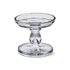 Lana Reversible Taper & Pillar Candle Holder Small - Clear