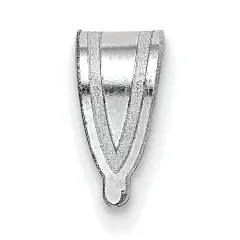 14K White Gold Bail
