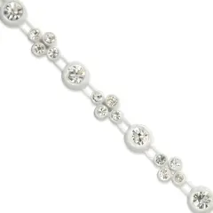 Round Glass Rhinestone Trim