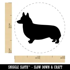Pembroke Welsh Corgi Dog Solid Self-Inking Rubber Stamp for Stamping Crafting Planners UV