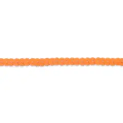 Slung Flat Sequin Trim - Tropic Green - 6mm - 72 Yard Spool Orange
