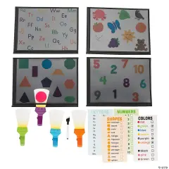 Basic Skills Magic Flashlight Activity Set - 16 Pc.