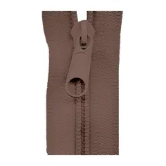 Heavy Duty Make-A-Zipper Brown