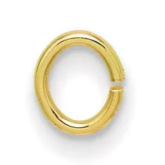 Gold Filled 20GA Oval Jump Rings 4.8mm - Pack of 6