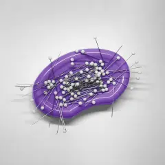 Sassy Magnetic Pin Holder Purple