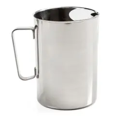 Lindy's Stainless Steel Pitcher, Retro Style with Ice Guard for Servings Drinks