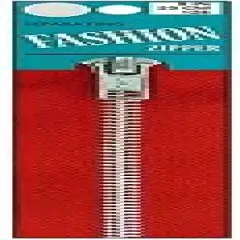 Fashion Metal Aluminum Closed Bottom Zipper 9" -Red