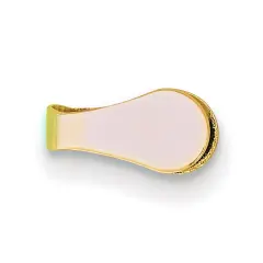 Gold Filled Flat Endcaps - Pack of 6