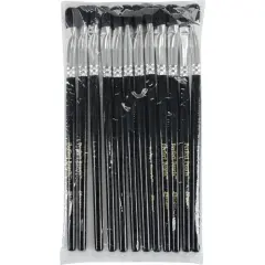 Ranger Perfect Pearls Brushes 12/Pkg-Flat Cosmetic
