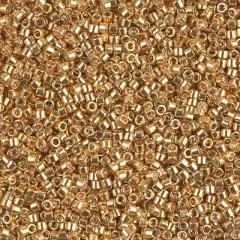 Miyuki Delica Bead 11/0 - DB0410 - Galvanized Yellow Gold