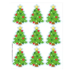 Christmas Tree Giant Stickers, 36 Per Pack, 12 Packs