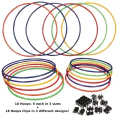 S&S Worldwide&reg; Economy Hoops and Hoop Clips Easy Pack
