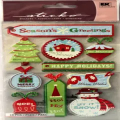 Sticko Christmas Tags Stickers