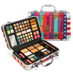 Vokai 74 Piece Makeup Kit, Eye Shadow, Glitters, Lip & Eye Liner Pencils, Lipstick, Blush, Concealer, Lip Gloss, Bronzer