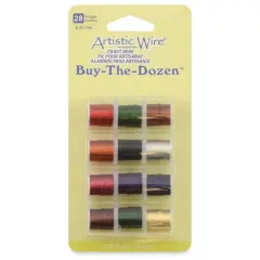 Artistic Wire Buy-The-Dozen 5yd 12/Pkg-28 Gauge