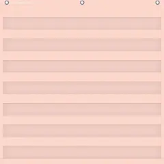 Blush 7 Pocket Chart, 28" x 28"