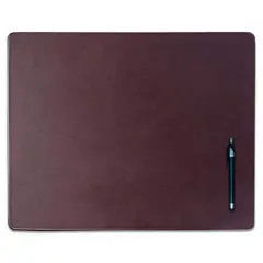 Chocolate BrownLeather 20" x 16" Conference Table Pad