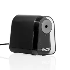Pencil Sharpener, Mighty Mite Electric Pencil Sharpener, With Pencil Saver, SafeStart Motor, Black, 1 Count