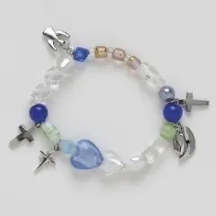 Roman Joseph Studio Stories of Faith Silent Night Christmas Bracelet - Size Large Multi