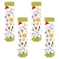 Big Dot of Happiness Wild Mushrooms - No Snap Red Toadstool Party Table Favors - DIY Cracker Boxes - Set of 12