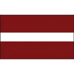 Latvia Flag with Grommets 2ft x 3ft