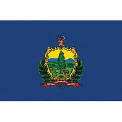 Vermont Flag On A Stick 12" x 18"