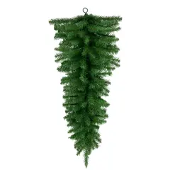 Northlight 36" Winona Fir Artificial Christmas Teardrop Swag, Unlit Green