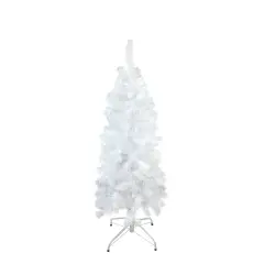 Northlight Slim White Winston Pine Artificial Christmas Tree - 4.5' - Unlit