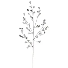Northlight Glittered Artifcal Christmas Twig Spray - 30" - Silver