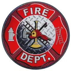 Fire Dept. Sticker 12"