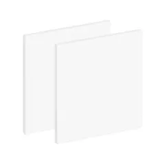 White Cast Acrylic Gloss 1/4" (12" x 20.4")