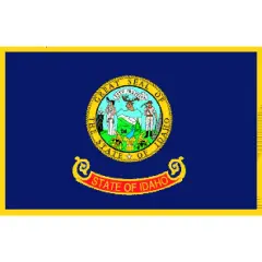 Idaho Flag with Grommets 3ft x 5ft
