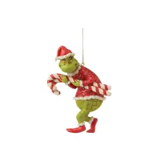 Department 56 Dept 56 The Grinch with Candy Canes Christmas Ornament Red